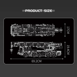 Modèle de camion <span class=keywords><strong>grue</strong></span> d'ingénierie Mould King personnalisé OEM ODM, blocs de construction, jouets éducatifs techniques - Product Image 2