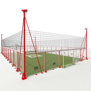 LDK Vente directe d'usine <span class=keywords><strong>Cage</strong></span> <span class=keywords><strong>de</strong></span> football fermée en verre clair <span class=keywords><strong>de</strong></span> haute qualité <span class=keywords><strong>avec</strong></span> <span class=keywords><strong>filet</strong></span> Terrain <span class=keywords><strong>de</strong></span> football - Product Image 3