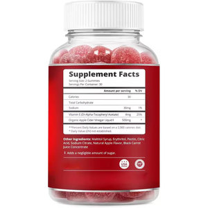 Gomitas de Vinagre de <span class=keywords><strong>Sidra</strong></span> de Manzana ACV KETO OEM, Suplemento para Adelgazar y Aplanar el Abdomen, para un Peso Saludable - Product Image 6