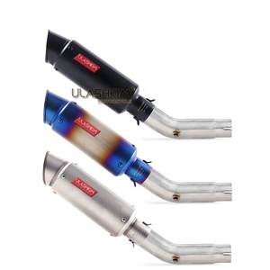 Échappement pour moto Échappement pour Suzuki GSX-<span class=keywords><strong>S</strong></span> <span class=keywords><strong>750</strong></span> GSR750 BK <span class=keywords><strong>GSR</strong></span> <span class=keywords><strong>750</strong></span> Système d'échappement Silencieux d'échappement Modifié Tuyau de liaison intermédiaire - Product Image 4