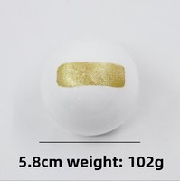 Boule de bain effervescente hydratante pour hôtel et maison, parfum or blanc, pour nettoyage et relaxation