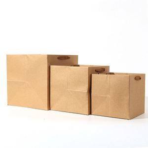 Bolsa de Compras de Papel Kraft Blanca y Marrón con Asas Retorcidas e Impresión de Logotipo - Product Image 5