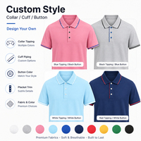 Chemises Polo en Coton Soie Premium pour Hommes, Logo Brodé Personnalisé, Polos de Golf de Luxe, Vente en Gros, Hauts Respirants Décontractés pour Affaires