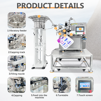 Machine d'emballage automatique pour sachets à bec verseur, sauce au fromage, mayonnaise, machine de remplissage rotative de 1 L