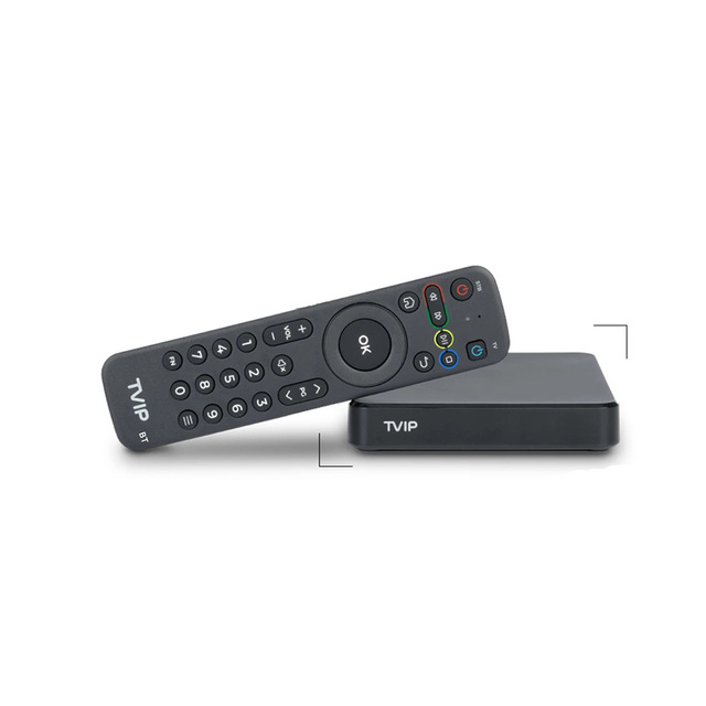 TVIP 605 SE Smart Android Set Top Box Linux OS with 1GB+8GB with BT Remote Controller Dual Wifi 4K HEVC HD Android TV Box
