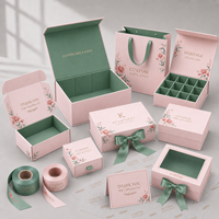 Caja de Regalo Cosmética Personalizada Premium Rosa con Cierre Magnético Rígido y Inserto de EVA para Empaque de Productos de Belleza a Precio Razonable