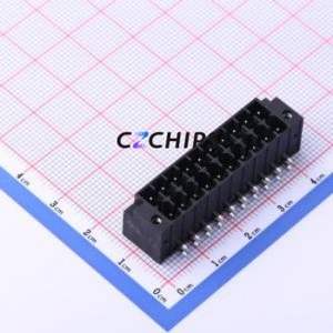 KF2EDGSRMG-3.5-2*10P Plug-in Terminal Block Bent Lead Through Hole,P=3.5mm Board-to-Board / Socket - Closed Screw Fixing 2x10P - Product Image 1