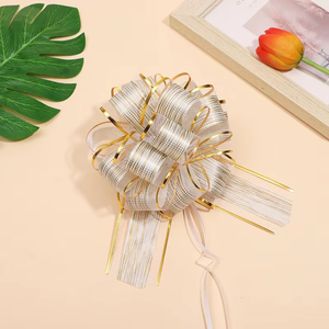 Venta al por mayor <span class=keywords><strong>de</strong></span> 6 piezas grandes brillantes tridimensionales florales <span class=keywords><strong>de</strong></span> Navidad embalaje <span class=keywords><strong>de</strong></span> <span class=keywords><strong>regalo</strong></span> <span class=keywords><strong>de</strong></span> corteza tirar cinta festiva floral envoltura <span class=keywords><strong>de</strong></span> <span class=keywords><strong>regalo</strong></span> - Product Image 5