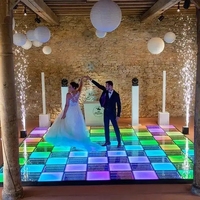 Magnétique 3d Lumière Infinity Miroir Affichage Vidéo Discothèque Pixel Rgb Portable Verre Disco Night Club Dmx Couleur Led Piste de Danse