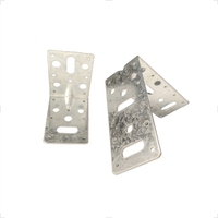 Soporte de Acero Galvanizado Moderno y Duradero, Conector en Forma de L Anticorrosión Personalizado para Aplicaciones en Techos y Pisos