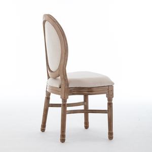 كرسي <span class=keywords><strong>Louis</strong></span> مسند ظهر عصري من الخشب الصلب في القرون الوسطى ، كرسي ريفي غير رسمي في الولايات المتحدة الاسكندنافية - Product Image 3