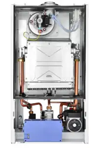 24KWタッチコントロールインスタントコンビボイラー温水床セントラルヒーティングヒーター壁掛けガスボイラー