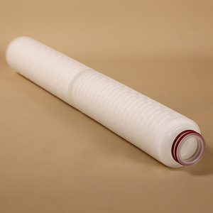 20-Inch 222 Triangular Tip Microporous Pleated Filter Cartridge Polypropylene Wastewater Filter Industrial Medical Chemical Use - Product Image 3