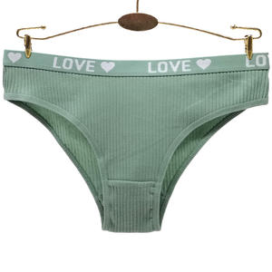 新スタイル レディース 下着 マルチカラー ウィメンズ リブ ビキニ ショーツ コットン パンティ - Product Image 6