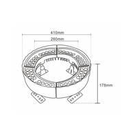 Éclairage d'extérieur RGBW pour arbre, lampe LED étanche IP65