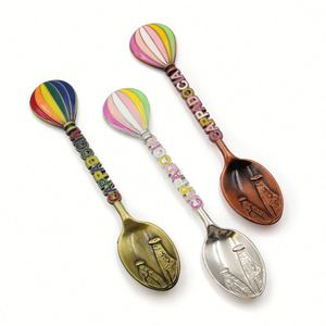 Wholesale Custom Logo Souvenir <b>Spoon</b> Zinc Alloy Brass Metal Gift Factory Designed Sports Fashion Medal Iron Tourist Countries - Product Image 3