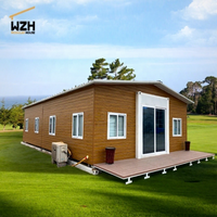 Maison conteneur moderne extensible pour bureau, panneau sandwich, 20/40 pieds, modulaire préfabriqué, respirant, plans 3 chambres 2 salles