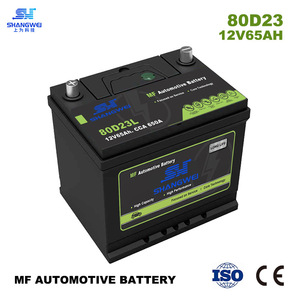 แบตเตอรี่รถยนต์ Shangwei รุ่น 80D23 12V 65Ah สำหรับรถยนต์โตโยต้า โคโรลล่า ฮอนด้า แอคคอร์ด นิสสัน เทียน่า - Product Image 3