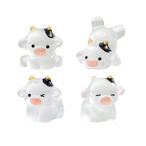 Figuras <span class=keywords><strong>de</strong></span> Animales <span class=keywords><strong>de</strong></span> Resina en Miniatura, Lindas y Pequeñas, Figuras <span class=keywords><strong>de</strong></span> Vaca <span class=keywords><strong>de</strong></span> Resina Luminosas, Adornos para Decoración <span class=keywords><strong>de</strong></span> Jardín, Paisaje <span class=keywords><strong>de</strong></span> Hadas DIY - Product Image 5