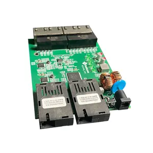 Papan saklar Ethernet Gigabit keamanan, SFP 4 1000 basis RJ45 kinerja tinggi 2 1000M