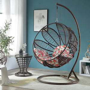 Swing <strong>Love</strong> Hanging <strong>Chair</strong> Outdoor Furniture <strong>Chair</strong> <strong>Garden</strong> Patio Wedding Aluminum and Rattan Swing <strong>Chair</strong> - Product Image 2