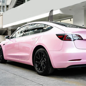 1.52x18m Super Glossy Pink Car Wrap Vinyl PET PVC 2 Couches Car <span class=keywords><strong>Rap</strong></span> Vinyl - Product Image 1