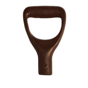 Manche de pelle en caoutchouc noir anti-vibration de qualité supérieure, moulé par soufflage - Product Image 3