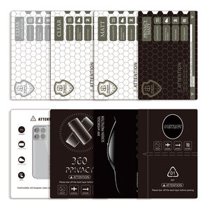 การติดตั้งกล่อง Ai สำหรับ <span class=keywords><strong>iPhone</strong></span> <span class=keywords><strong>13</strong></span> 14 15 16 <span class=keywords><strong>PRO</strong></span> <span class=keywords><strong>MAX</strong></span> กระจกนิรภัยป้องกันลายนิ้วมือป้องกัน2.5D & 3D กันน้ำเรเดียน - Product Image 6