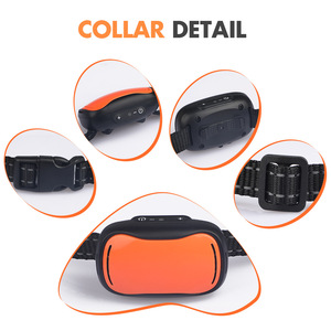 Collar antiladridos para mascotas con sonido, vibración, descarga eléctrica, recargable, supresor de ladridos para perros, azul, naranja, rosa, negro - Product Image 4