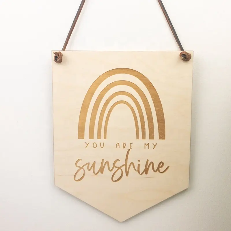 You Are My Sunshine Nursery Toddler Room Decoration Wood Hanging Sign Wood Nursery Wall Art