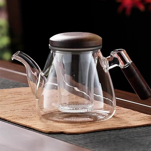 MSH中国ガラスティーポットセットコーヒー & ティーセット4カップ入りインフューザーティーケトル付き - Product Image 5