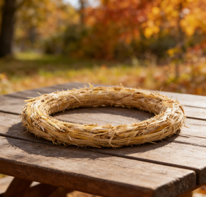 <span class=keywords><strong>Couronne</strong></span> <span class=keywords><strong>de</strong></span> Noël <span class=keywords><strong>de</strong></span> 27 cm <span class=keywords><strong>de</strong></span> diamètre fabriquée <span class=keywords><strong>en</strong></span> usine pour la décoration murale, décoration <span class=keywords><strong>de</strong></span> porte, <span class=keywords><strong>couronne</strong></span> <span class=keywords><strong>en</strong></span> <span class=keywords><strong>paille</strong></span> uniquement - Product Image 3