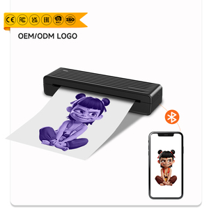 Xách tay mini A4 giấy nhiệt Tattoo <span class=keywords><strong>Stencil</strong></span> máy in không có mực cần thiết cho điện thoại & PC kho có sẵn - Product Image 1