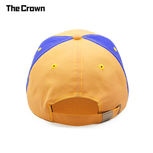 Gorra de Béisbol de Seis Paneles con Logotipo Personalizado, Dos Tonos, Venta al Por Mayor, Gorra de Sarga de Algodón con Bloques de Color en Contraste y Hebilla Metálica, Fabricante - Product Image 5