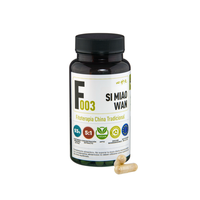 Quatre pilules Marvel, 100 capsules (rapport d'extrait 5:1), complément alimentaire à base de plantes Si Miao Wan, élimine l'humidité et la chaleur, résout les problèmes de chaleur