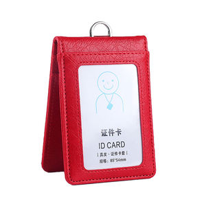 Portatarjetas de comercio deportivo de cuero personalizable de todos los tamaños magnético de un toque y logotipo personalizado para tarjetas de crédito - Product Image 1