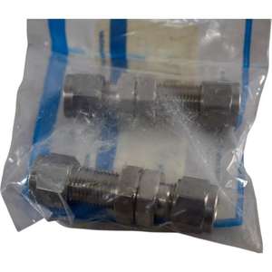 Paket berisi <span class=keywords><strong>2</strong></span> Fitting Union Bulkhead SS-8M0-61 BARU untuk Pipa OD 8 Mm - Product Image 1