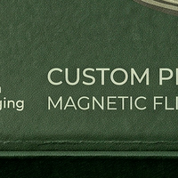 Coffret cadeau de parfum vert premium personnalisé et collection de parfums, boîte magnétique avec boîte en papier parfumée pour l'emballage de parfum