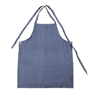 Woman Aprons 2023 National Cotton Adult Women Beauty For Chefs Artist Chef Kitchen Fashion Crossback Apron