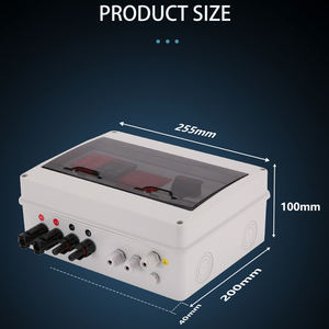 Kotak Kombiner DC XIONGISOLAR 2 Input 1 Output 1000V Tahan Air Luar Ruangan IP65 untuk Perlindungan Petir dan Lonjakan Arus PV Surya - Product Image 5