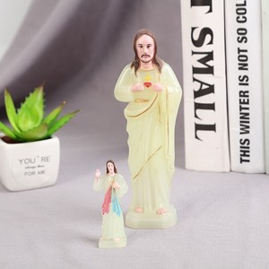 Artesanía de resina personalizada, Estatua de la Virgen María, <span class=keywords><strong>sacerdote</strong></span>, serie religiosa, adorno de resina para interiores - Product Image 5