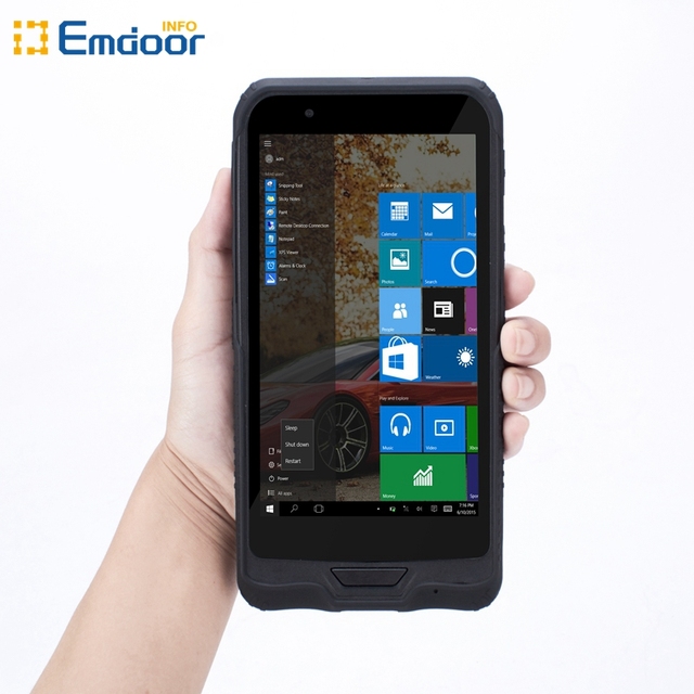 ODM/OEM 6 Inch Win10 Portable Pda Machine,data Collector,Handheld Mobile Computer, IP65 NFC 2D Scanner 4G LTE BT WiFi