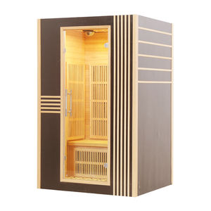 Sauna Seca de Infrarrojos de Madera de Cedro Rojo para 2 Personas, Diseño Moderno, con Panel de Control, para Uso en Apartamentos - Product Image 2