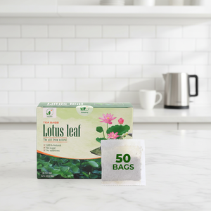 Té Herbal de Hoja de Loto Natural NMPT, Apoyo Lipídico Saludable, Bebida Vietnamita Auténtica - Product Image 1