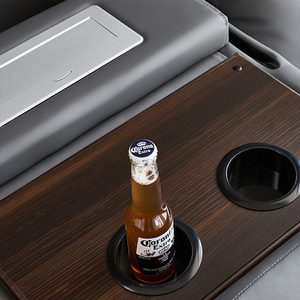 Sofá Reclinable Eléctrico de Primera Clase, Diseño Moderno, Tapizado en Cuero, Multifuncional, para Sala de Estar, Tres Personas, Modelo 6882-39 - Product Image 2