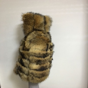 <strong>Star</strong> Fashion Cropped Design Real Raccoon Fur Coat for Women Winter/ Natural Raccoon Fur Hooded Fur <strong>Jacket</strong> - Product Image 5