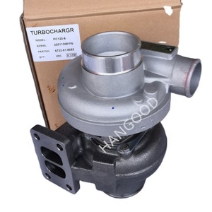 Moteur Hangood S4D102E HX30 Turbo pour PC120-6 PC100-6 PC128UU P/N. 6732-81-8052 pour Turbocompresseur Komatsu K18 S/N. 22011308YW - Product Image 1