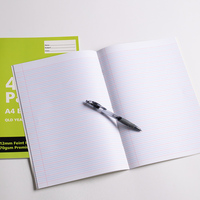 Cuaderno de Ejercicios A4 con Rayas de 12 mm, Papel Premium, Venta al por Mayor de Fábrica, Papelería para Estudiantes