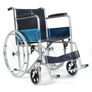 כסא גלגלים פלדה חם ומאושר עם רגליים הרים - Product Image 4