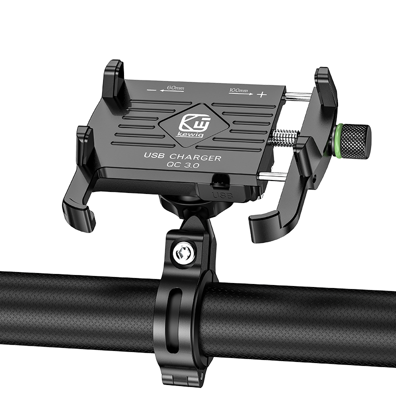 Высококачественный Алюминиевый держатель телефона для мотоцикла с быстрой зарядкой QC3.0